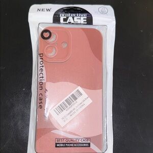 Sleek Protective Phone Case - Coral iPhone 16 Plus
